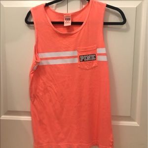 PINK Victoria’s Secret orange tank top!